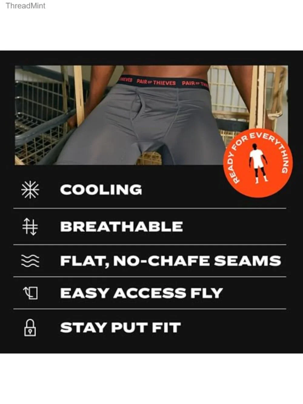 Men Super Fit Long Boxer Briefs 5 Inseam Polyamide Spandex 4-Way Stretch
